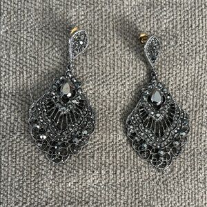 Elegant Silver Dangle Earrings